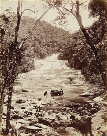 (BRAZIL) H. Kummler (1863-1949); G. Leuzinger (1813-1892) Folio entitled Ansichten von Rio de Janeiro & Umgebung, with 36 photographs.